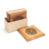 Teak Wood Coaster - 4x4