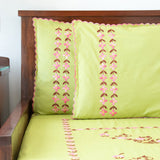 Hand Embroidered Bed Cover - 90x108