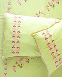 Hand Embroidered Bed Cover - 90x108
