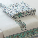 Block Print Cotton Dohar -Set of 2 - 60x90