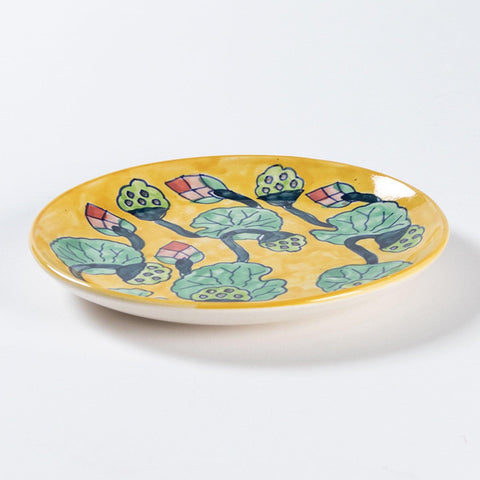 Water Lily Classic Ceramic Dinner Set of 12 pcs - Eyaas